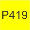 P 419 - Lemon Yellow