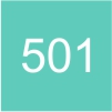 501 - Mint Blue